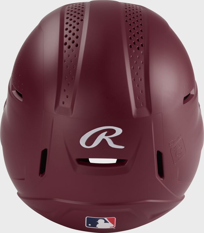 Rawlings Rx2 Matte Senior Batting Helmet - Maroon