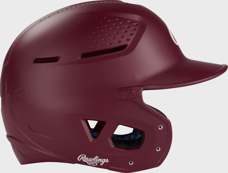 Rawlings Rx2 Matte Senior Batting Helmet - Maroon