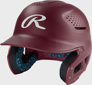 Rawlings Rx2 Matte Senior Batting Helmet - Maroon