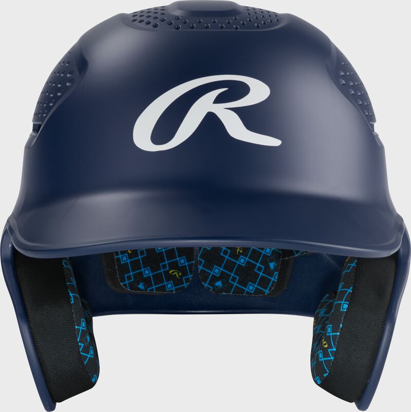 Rawlings Rx2 Matte Senior Batting Helmet - Navy