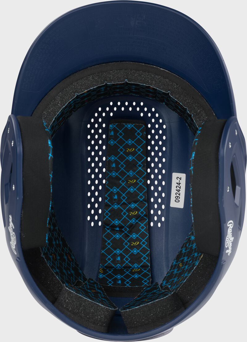 Rawlings Rx2 Matte Junior Batting Helmet - Navy