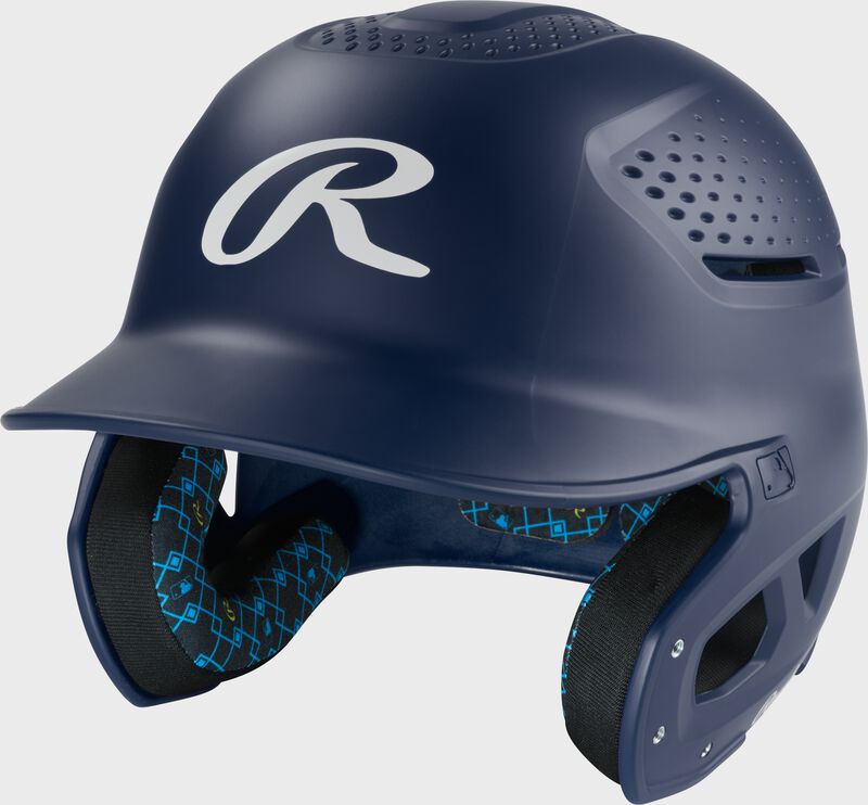 Rawlings Rx2 Matte Junior Batting Helmet - Navy