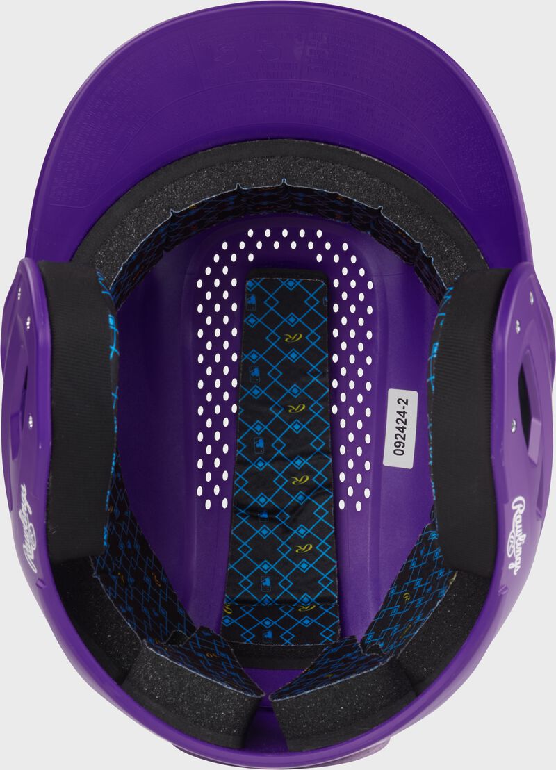 Rawlings Rx2 Matte Junior Batting Helmet - Purple