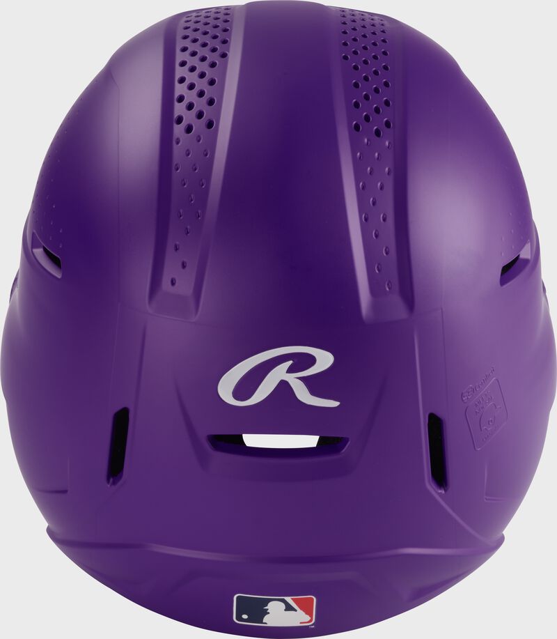 Rawlings Rx2 Matte Senior Batting Helmet - Purple