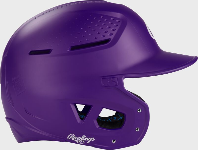 Rawlings Rx2 Matte Senior Batting Helmet - Purple