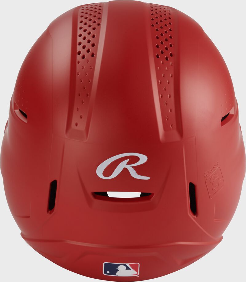 Rawlings Rx2 Matte Senior Batting Helmet - Scarlet