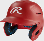 Rawlings Rx2 Matte Junior Batting Helmet - Scarlet