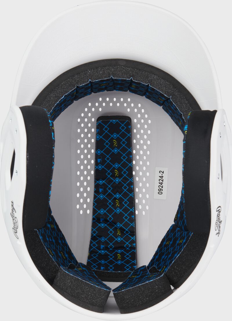 Rawlings Rx2 Matte Junior Batting Helmet - White