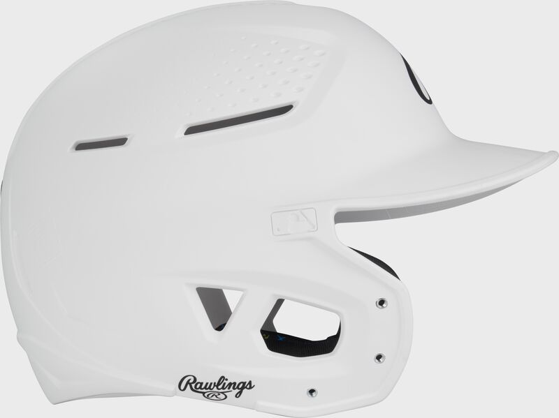 Rawlings Rx2 Matte Senior Batting Helmet - White