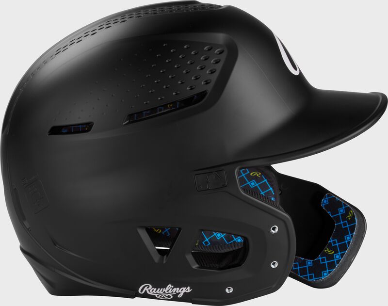 Rawlings Rx2 Reverse And Adjust Matte Junior Batting Helmet - Black