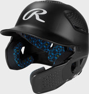 Rawlings Rx2 Reverse And Adjust Matte Senior Batting Helmet - Black