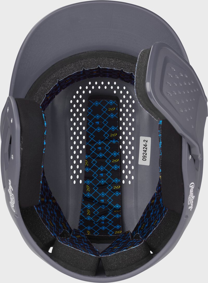 Rawlings Rx2 Reverse And Adjust Matte Senior Batting Helmet - Graphite