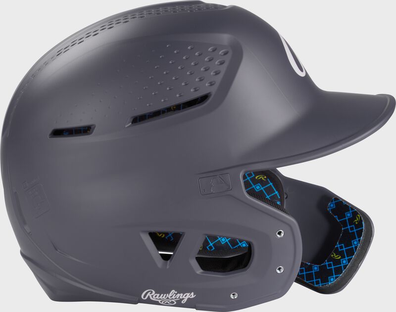 Rawlings Rx2 Reverse And Adjust Matte Junior Batting Helmet - Graphite