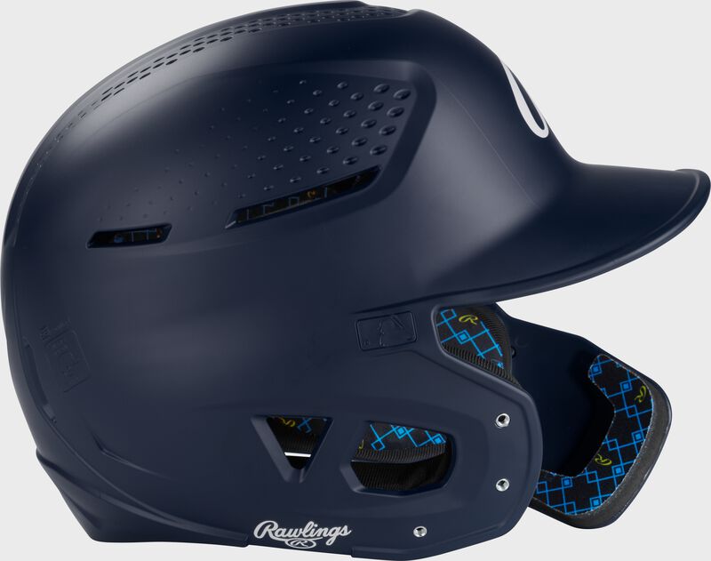 Rawlings Rx2 Reverse And Adjust Matte Junior Batting Helmet - Navy