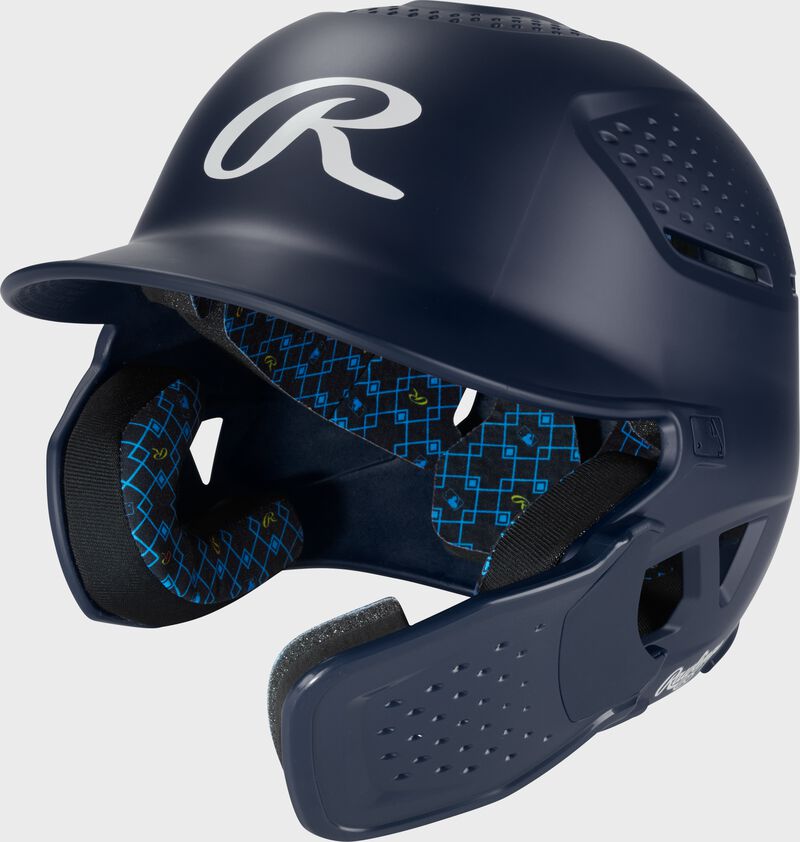 Rawlings Rx2 Reverse And Adjust Matte Senior Batting Helmet - Navy