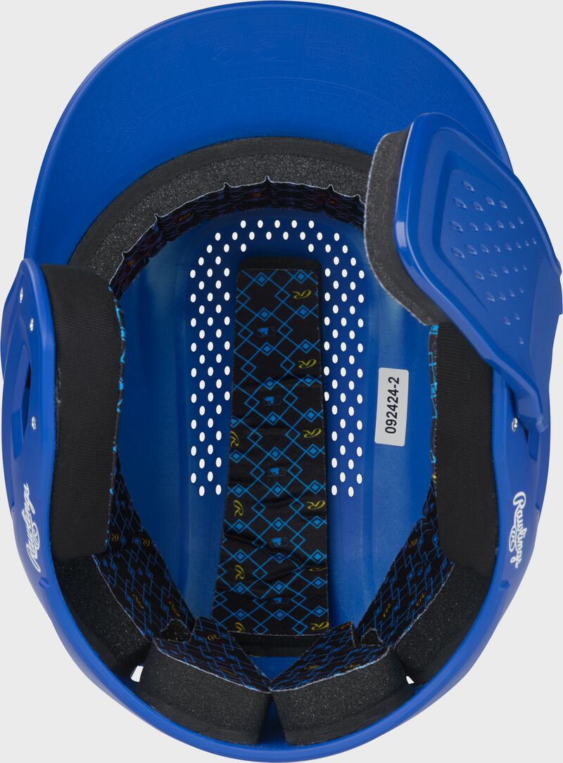 Rawlings Rx2 Reverse And Adjust Matte Senior Batting Helmet - Royal