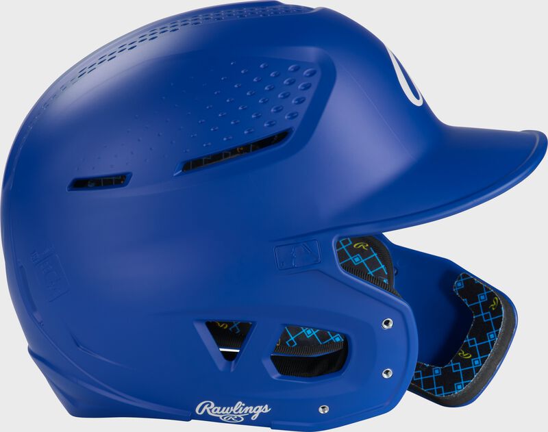 Rawlings Rx2 Reverse And Adjust Matte Senior Batting Helmet - Royal