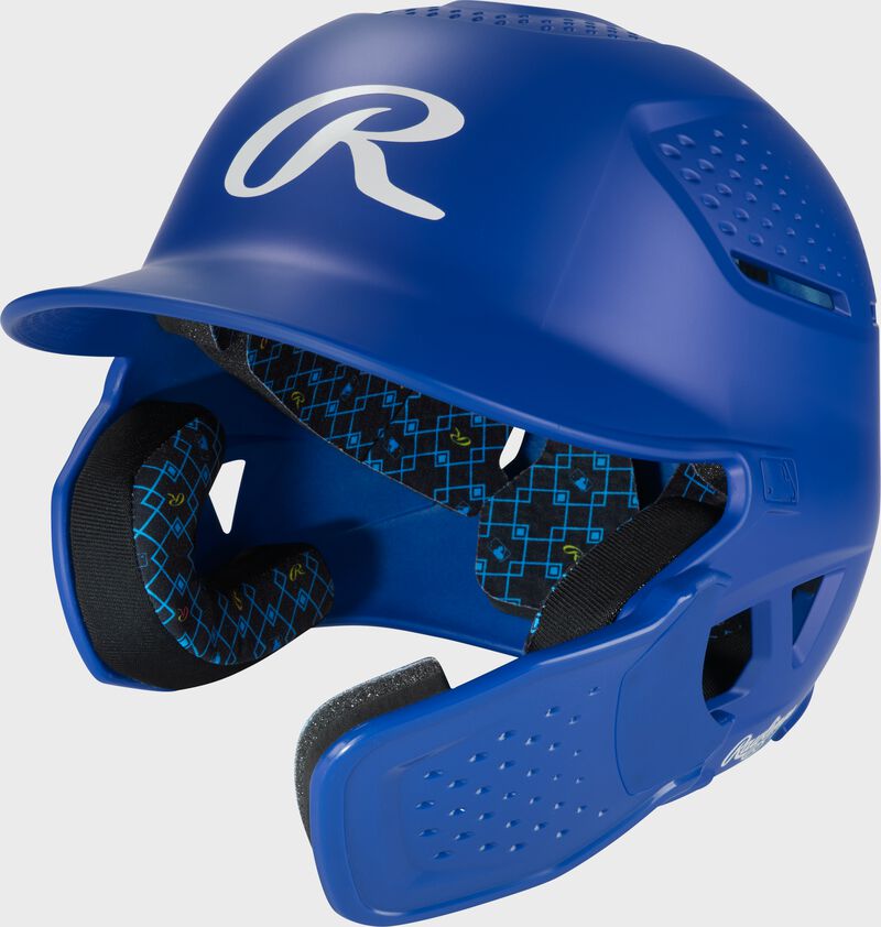 Rawlings Rx2 Reverse And Adjust Matte Senior Batting Helmet - Royal