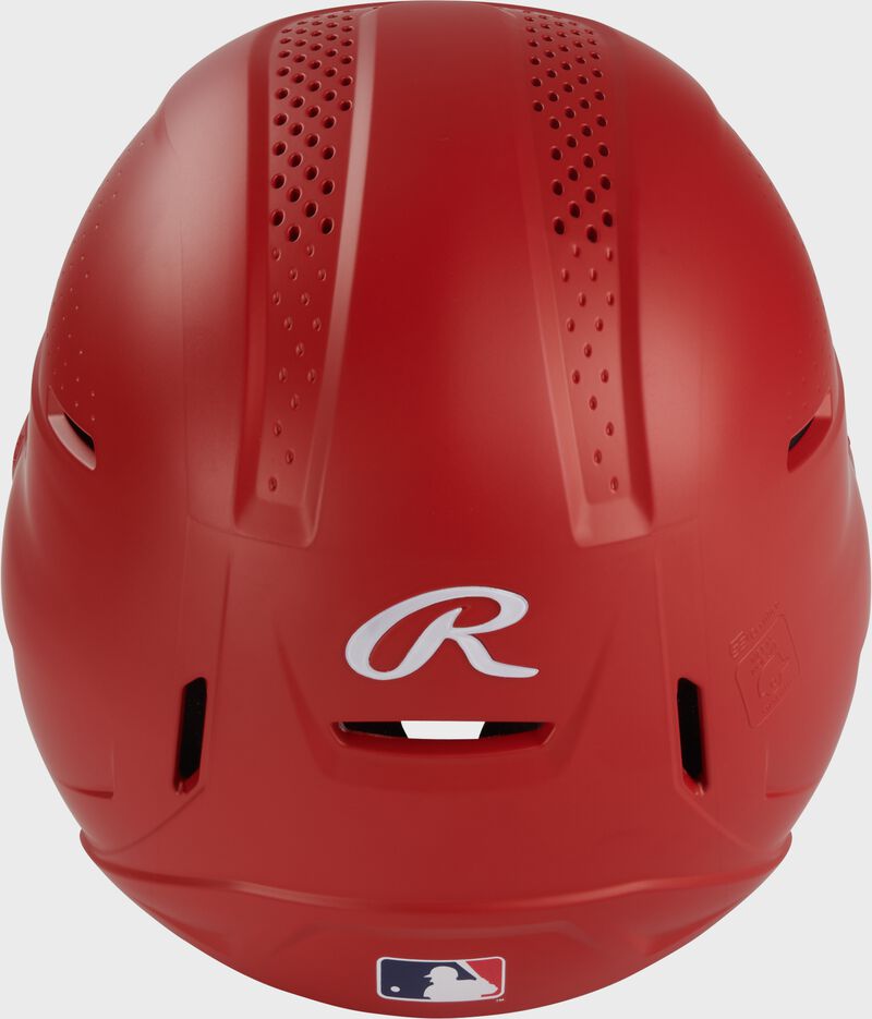 Rawlings Rx2 Reverse And Adjust Matte Junior Batting Helmet - Scarlet