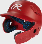 Rawlings Rx2 Reverse And Adjust Matte Senior Batting Helmet - Scarlet