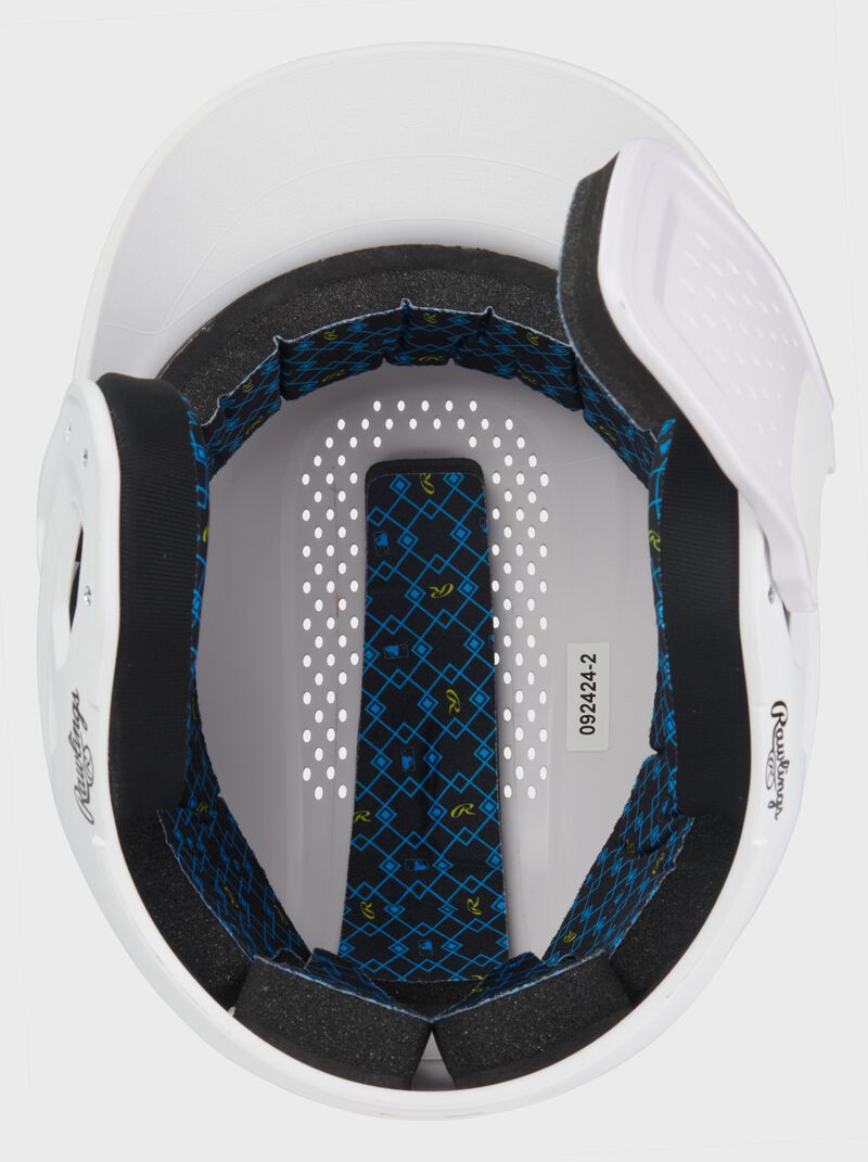 Rawlings Rx2 Reverse And Adjust Matte Junior Batting Helmet - White