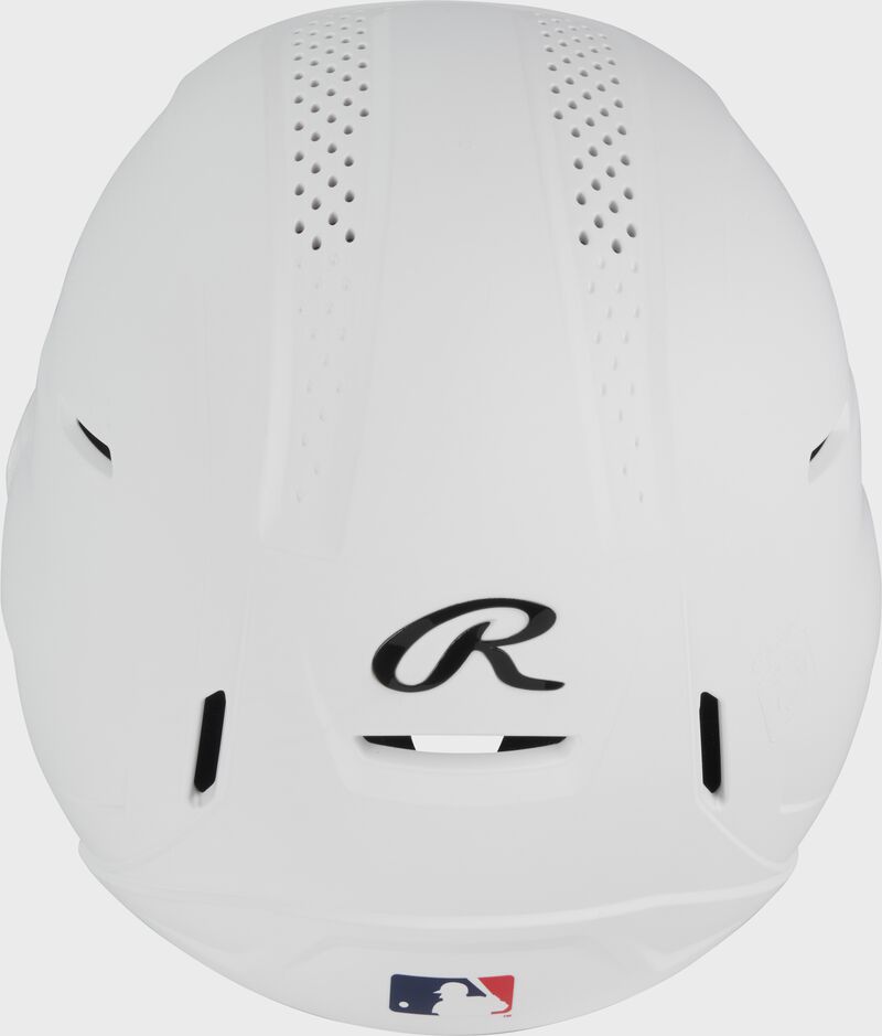 Rawlings Rx2 Reverse And Adjust Matte Junior Batting Helmet - White