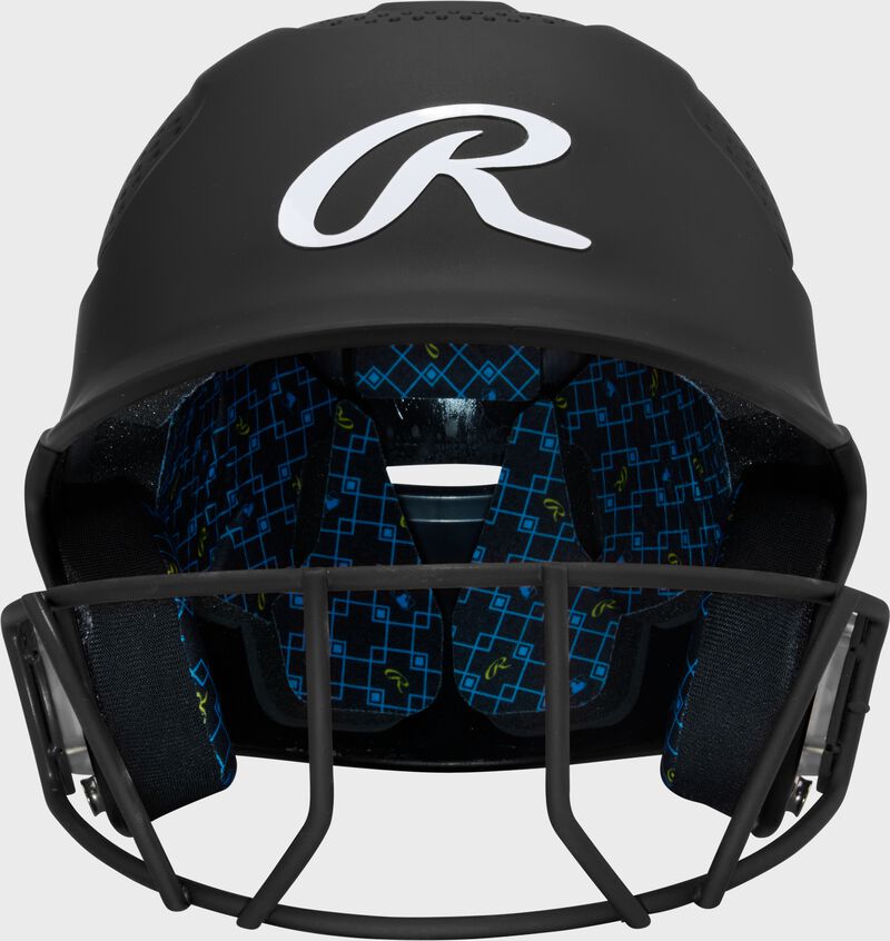 Rawlings Rx2 Series Senior Batting Helmet - Black