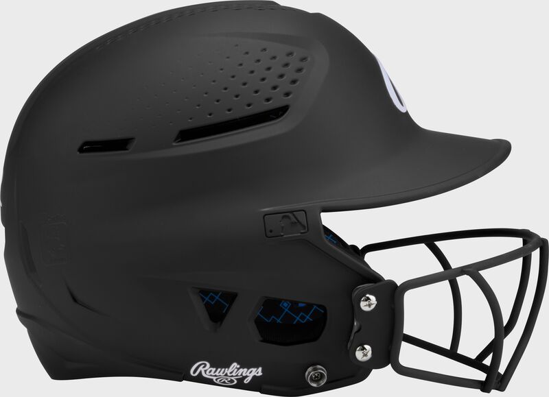 Rawlings Rx2 Series Junior Batting Helmet - Black