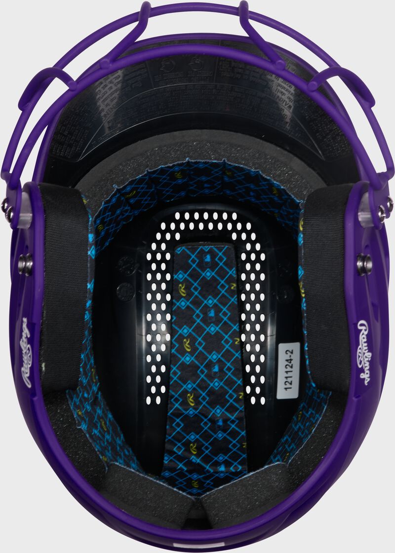 Rawlings Rx2 Series Senior Batting Helmet - Purple
