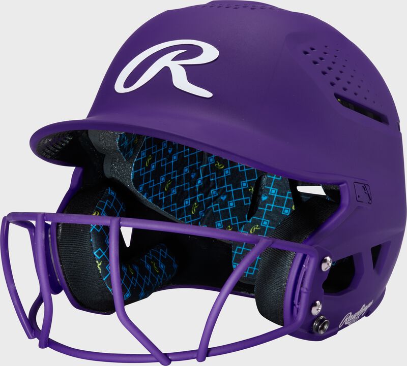 Rawlings Rx2 Series Junior Batting Helmet - Purple