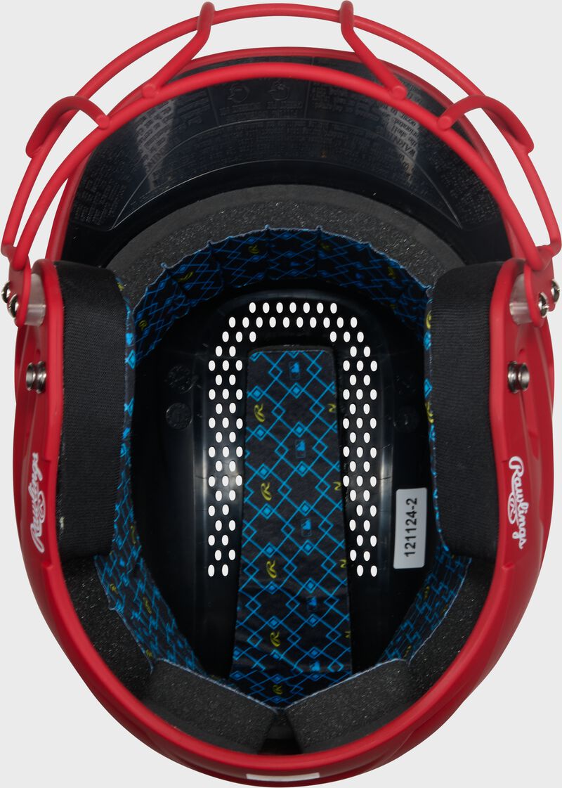 Rawlings Rx2 Series Junior Batting Helmet - Scarlet