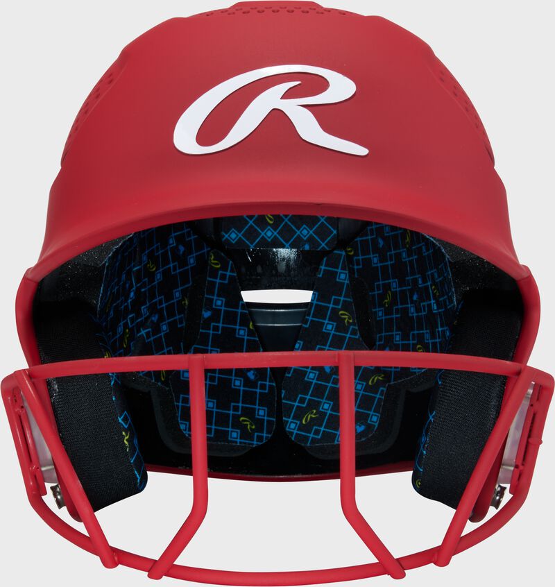 Rawlings Rx2 Series Junior Batting Helmet - Scarlet