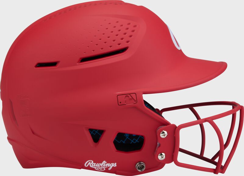 Rawlings Rx2 Series Senior Batting Helmet - Scarlet