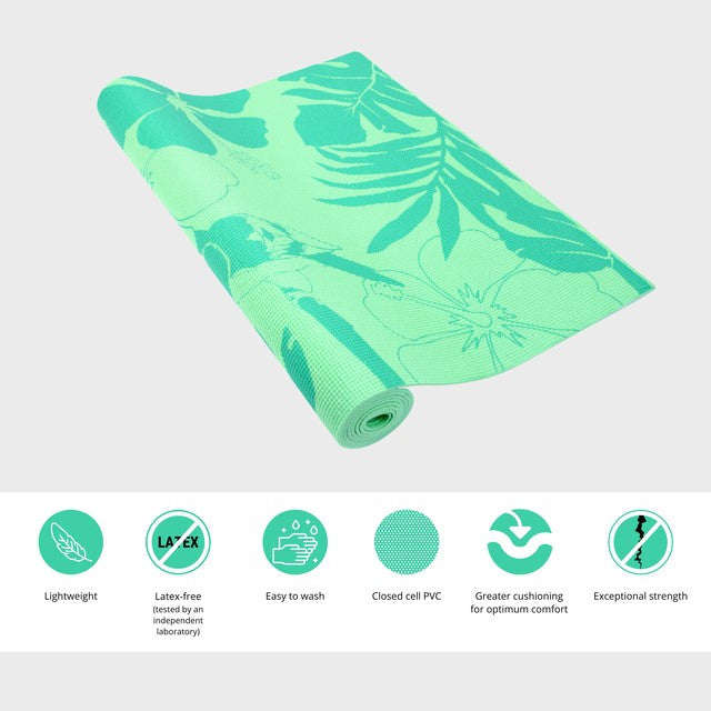 YOGI MAT™ Rainforest - Pale Green -  1/8"H x 24"W x 68"L