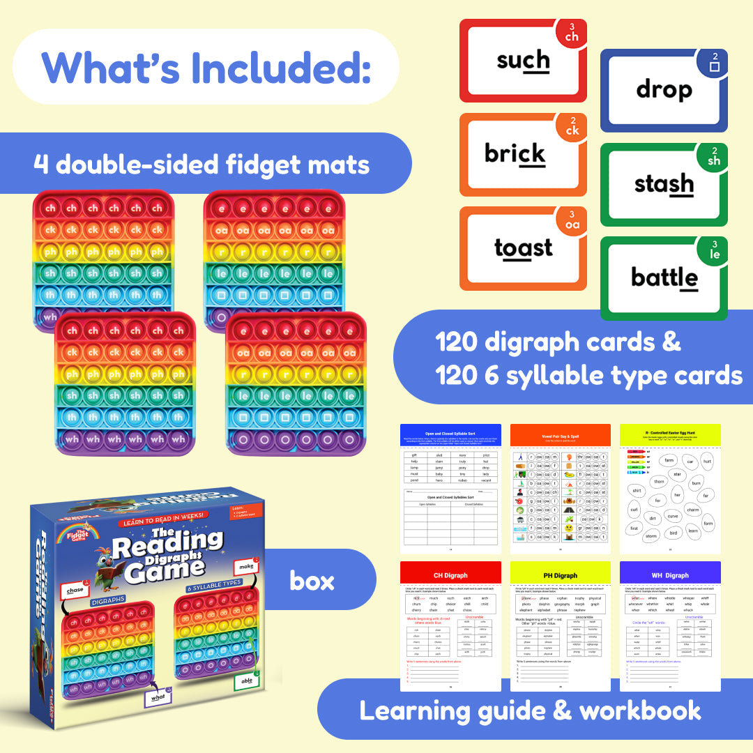 The Reading Digraph Game :  Grade 1 - Grade 3