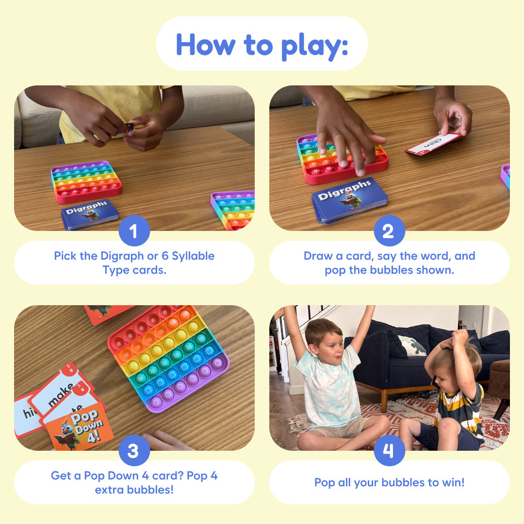 The Reading Digraph Game :  Grade 1 - Grade 3