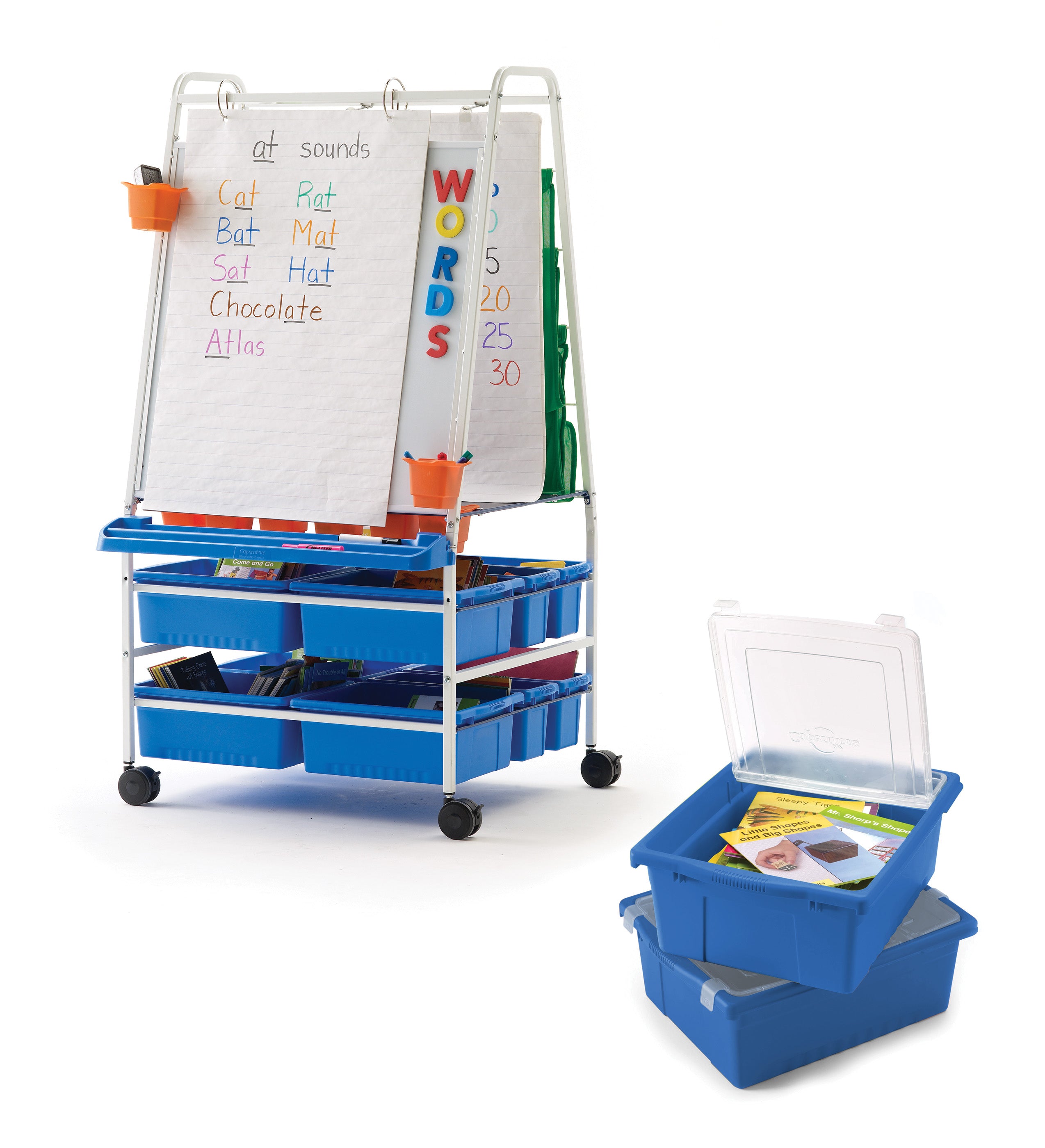 Premium Royal Reading Writing Center with Lids