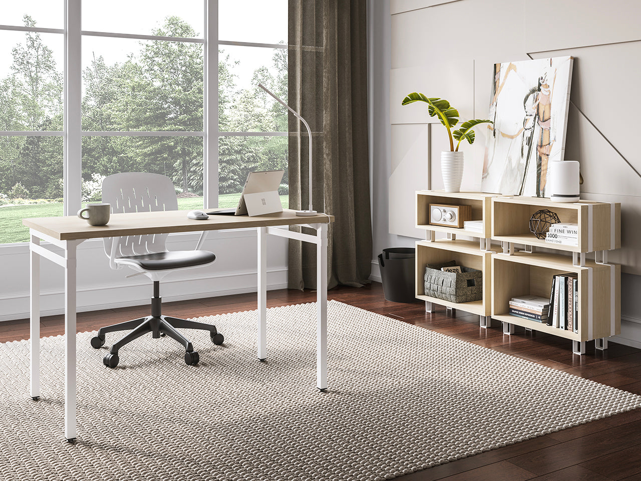 Shell Task Chair White