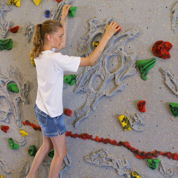 8' H RELIEF-FEATURE WALLS - 10'H x 4'L  - Package with 2"W Mats