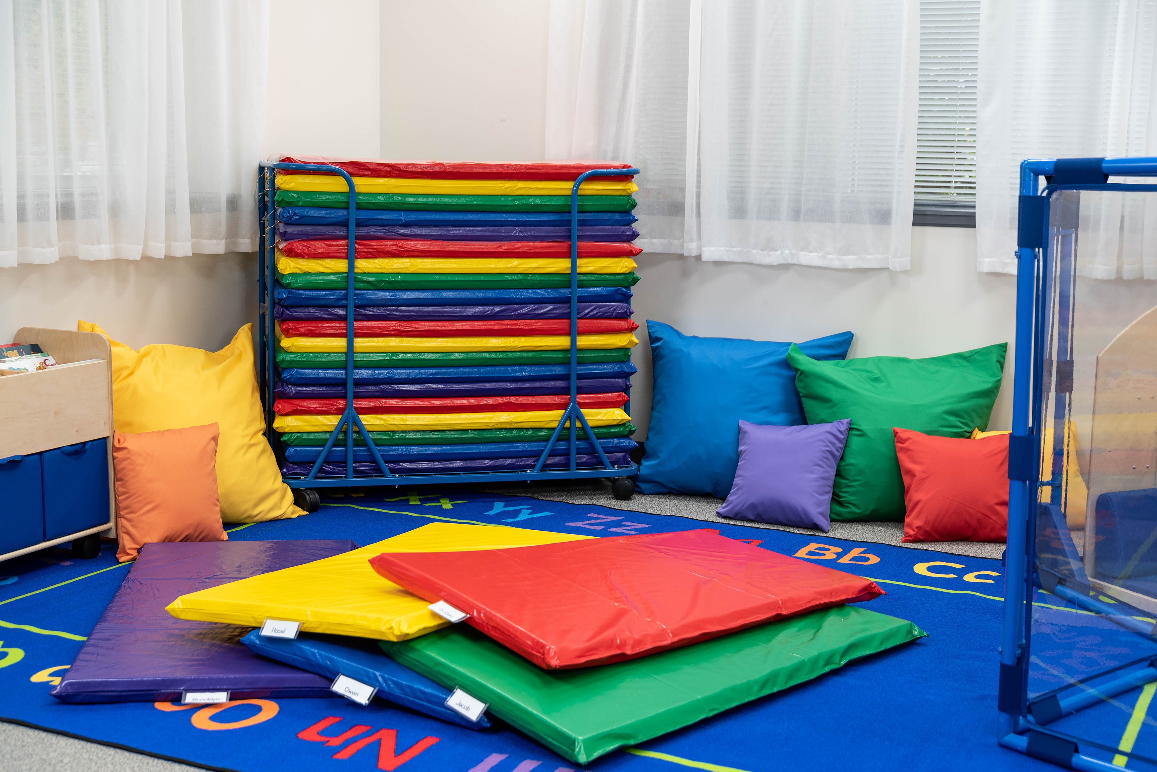 2" Rainbow Rest Mats - Set of 5