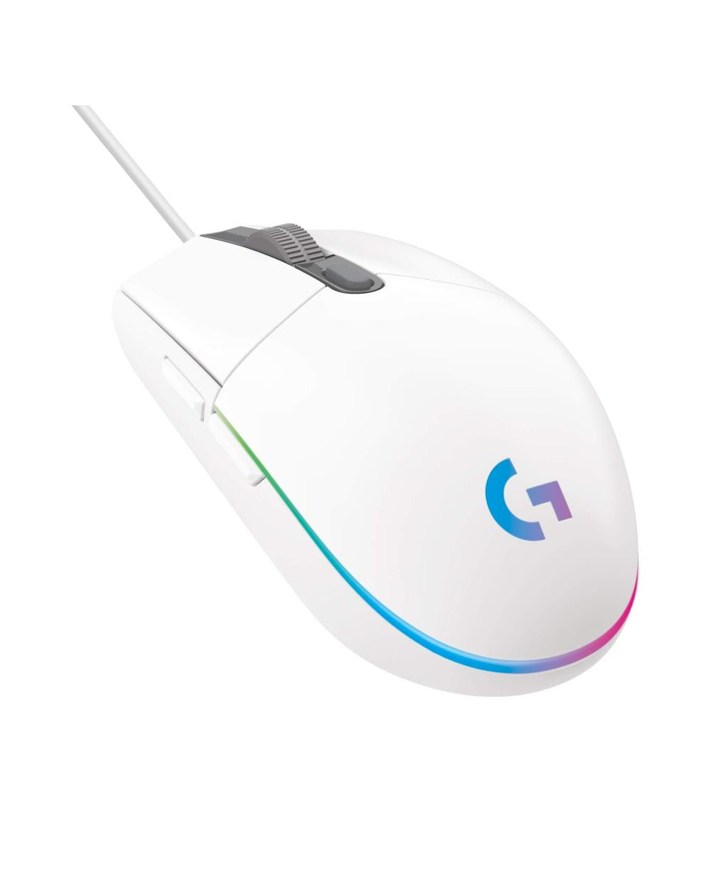 Logitech Logitech G203 LIGHTSYNC Wired Optical Gaming Mouse with 8,000 DPI Sensor - White