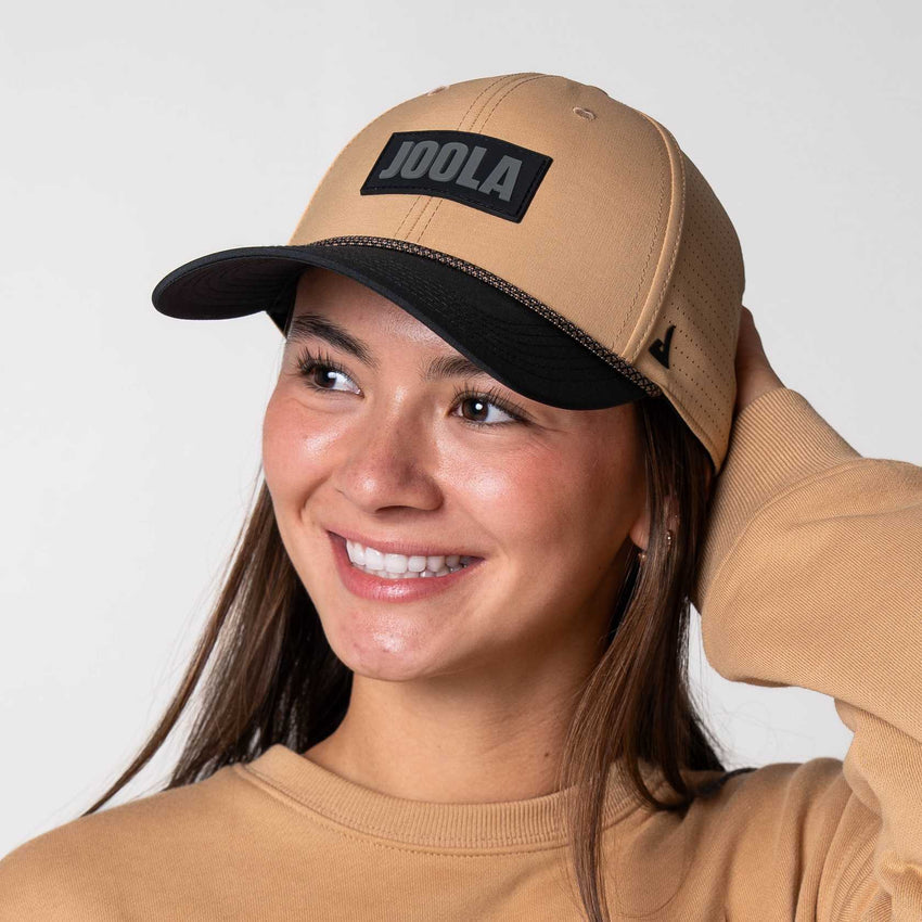JOOLA Perforated Rope Cap (Latte) - XXL