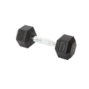 10 LB Rubber Hex with Chrome Ergo Handle