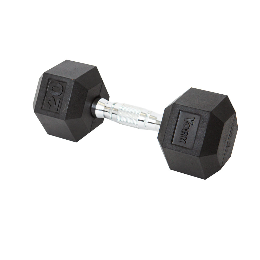 20 LB Rubber Hex with Chrome Ergo Handle