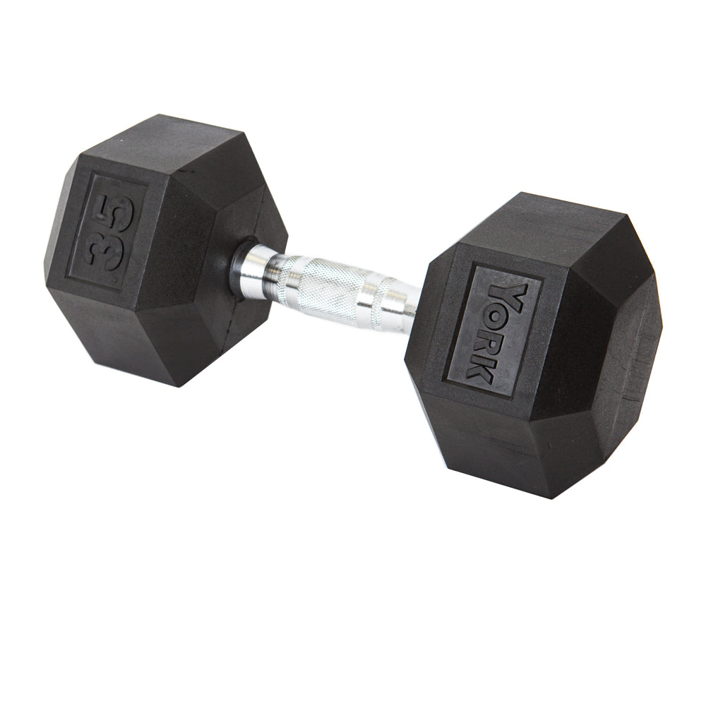 35 LB Rubber Hex with Chrome Ergo Handle