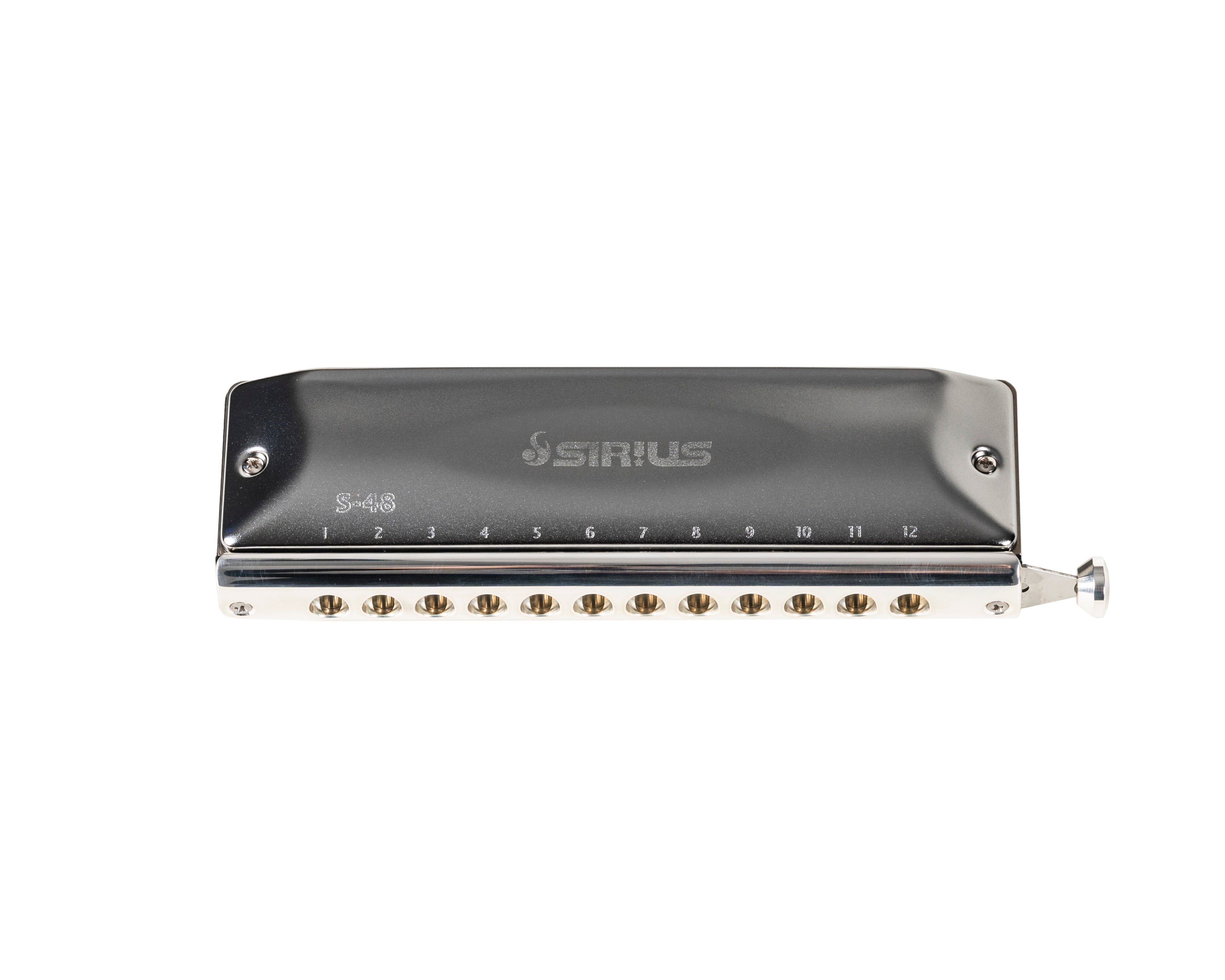 Suzuki S-48S Sirius 12 Hole Chromatic Straight Harmonica