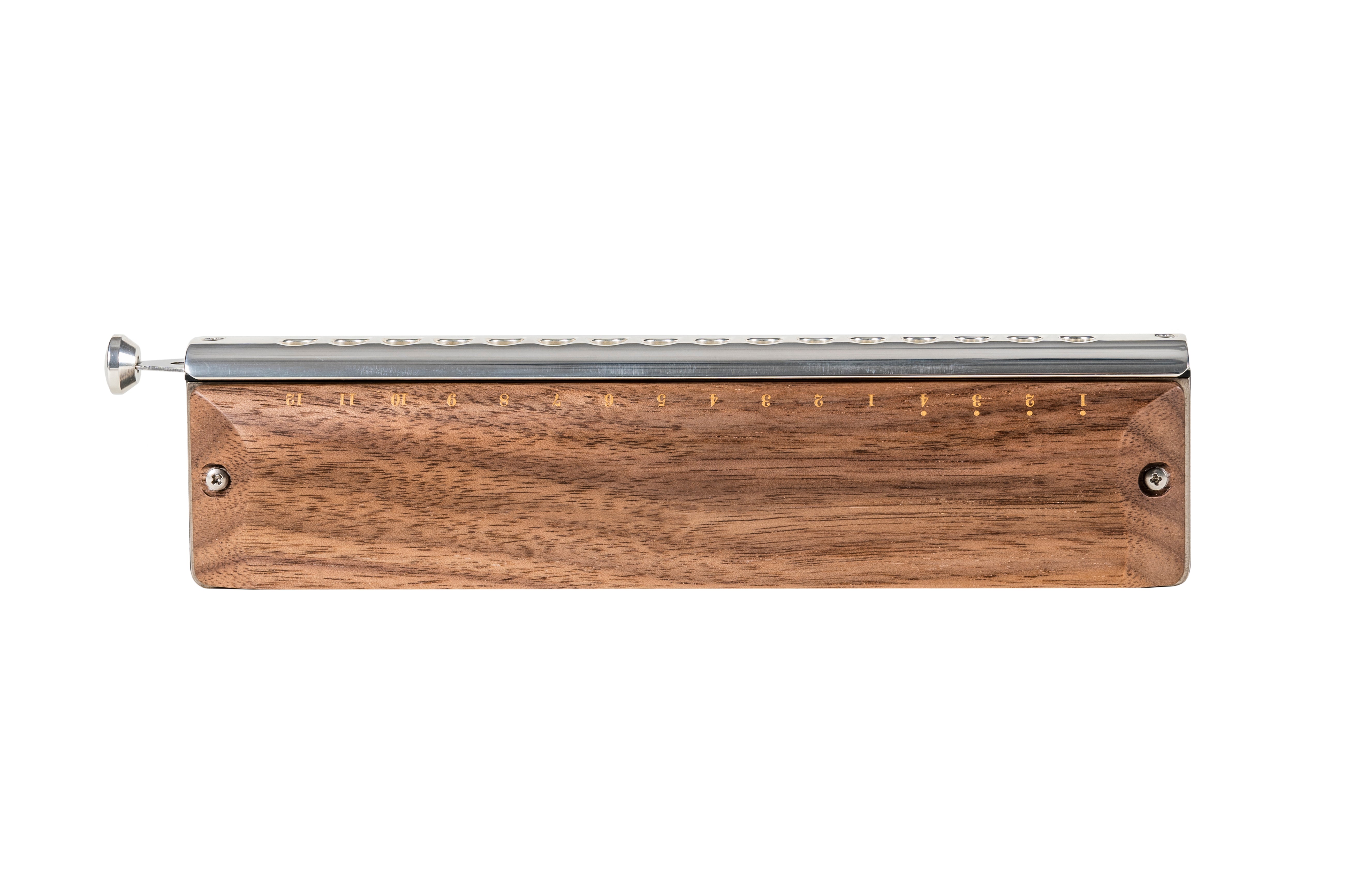 Suzuki S-64CW Sirius 16 Hole Chromatic Cross Harmonica. Wood Cover