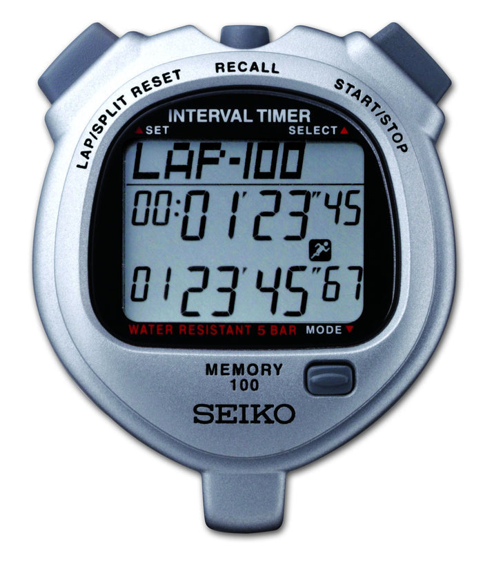 100 Lap Memory Stopwatch for Interval Training