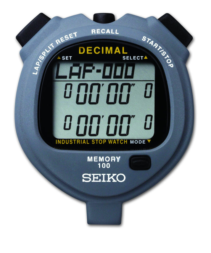 300 Lap Memory Decimal Stopwatch with Solar
