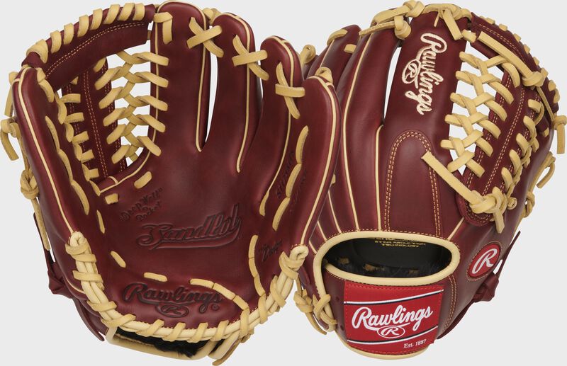 Rawlings Sandlot Series 11.75-Inch Baseball Glove - Left Hand Thrower - Sherry